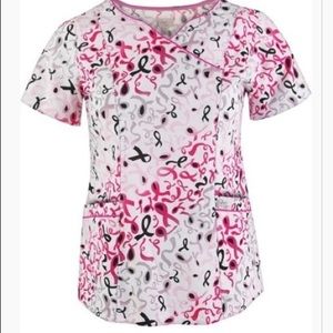 Breast Cancer Scrub Top (Medium)
